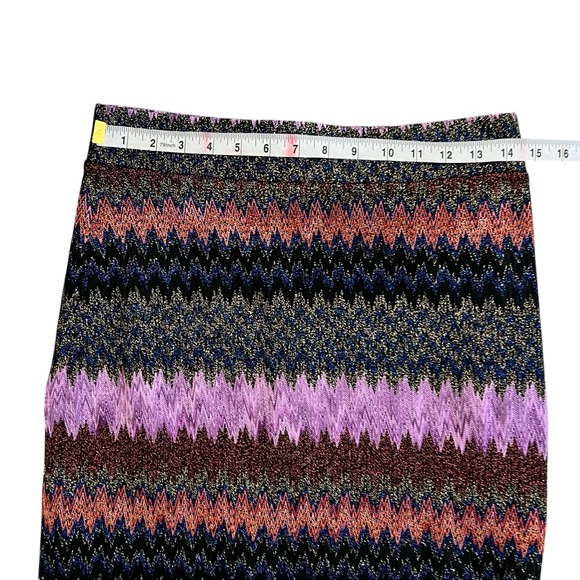 Ramy Brook Whiskey Metallic Skirt in SoHo Knit Size Large - Picture 8 of 10